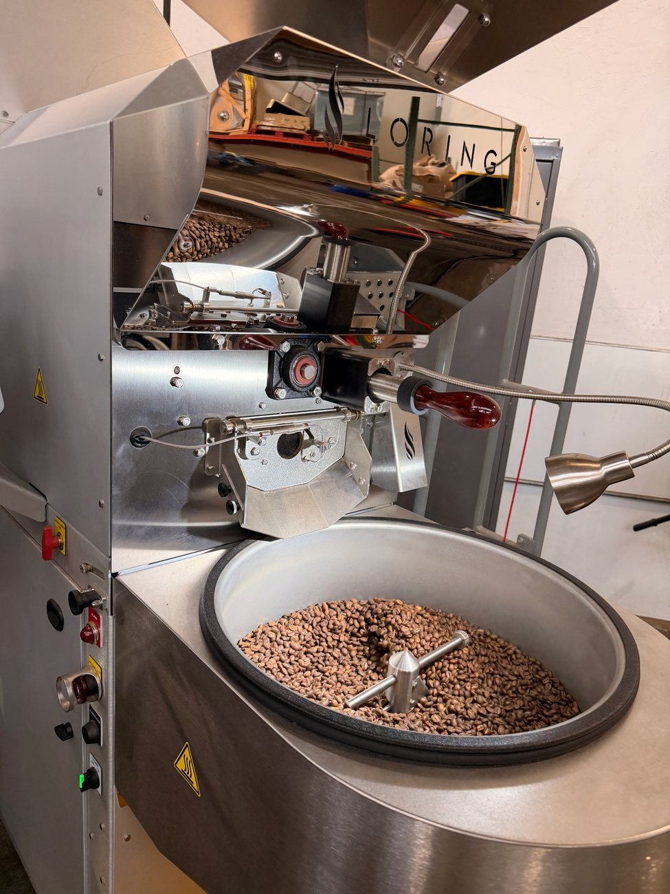 Inside the Curtis St roastery